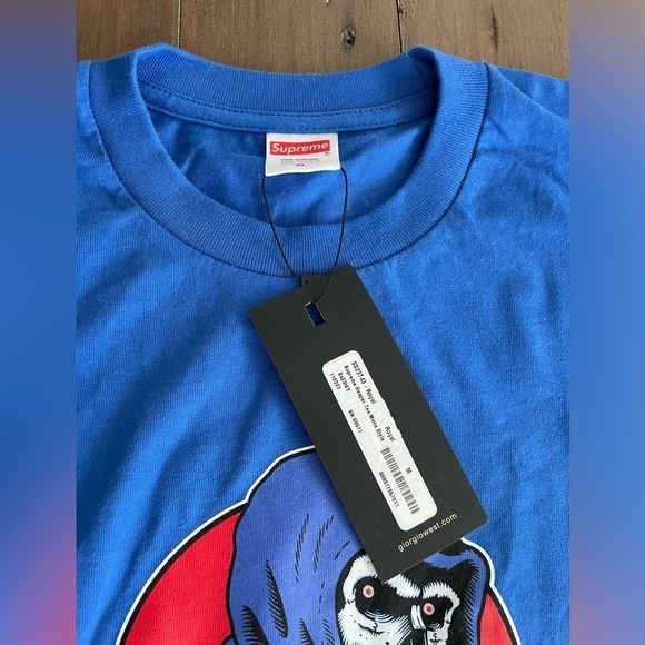 Supreme Reaper Tee in blue SS23 NWT - Picture 4 of 5